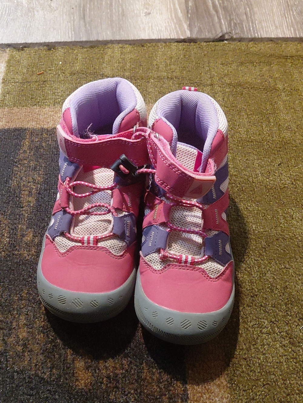 Kids Pink & Purple High-Top Activity Shoes